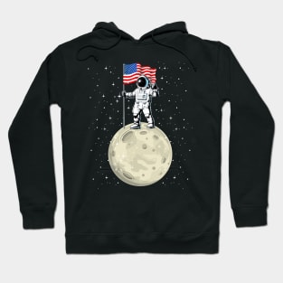 Space Astronaut 4th Of July Hoodie
